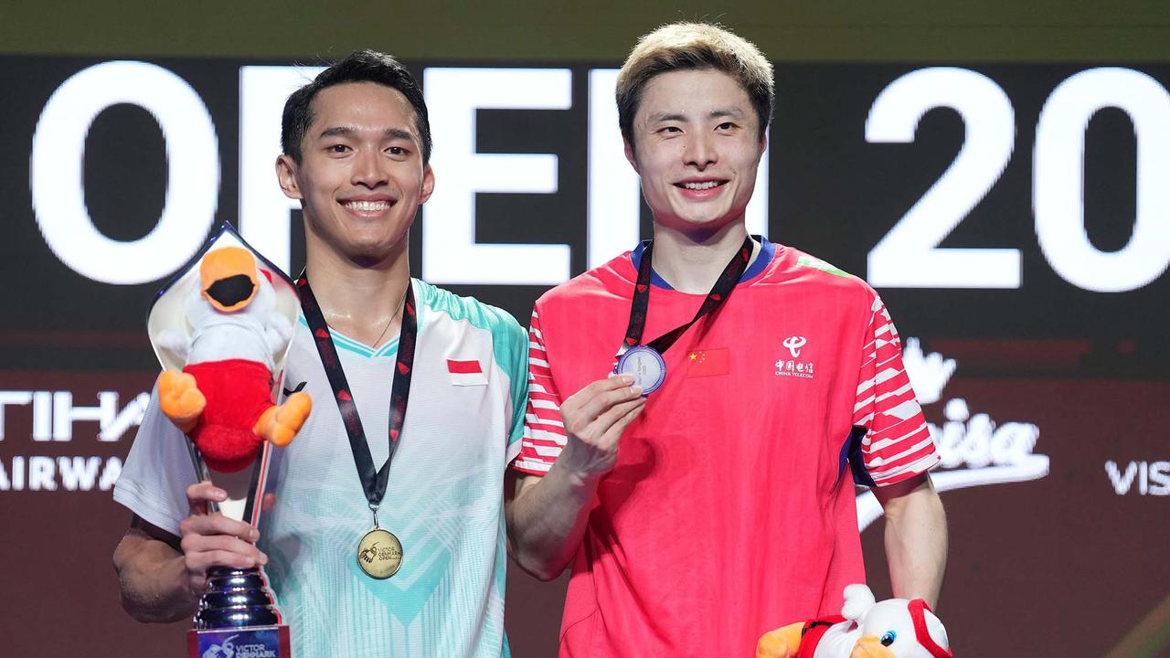 FOTO: Jonatan Christie Persembahkan Satu-Satunya Gelar untuk Indonesia di Denmark Open 2025