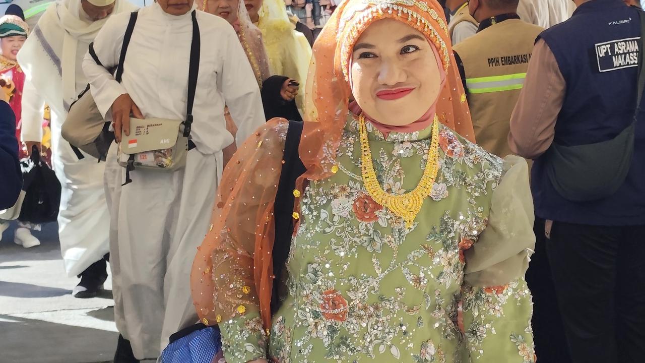 Jemaah Haji di Gowa baru tiba dari Tanah Suci