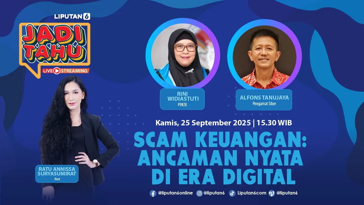 Program "Jadi Tahu" dengan tema "Scam Keuangan: Ancaman Nyata di Era Digital", Kamis, 25 September 2025.