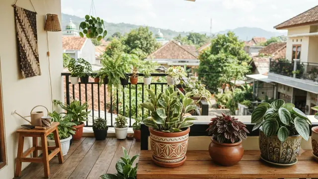 Tanaman yang Cocok Ditanam di Pot Tanpa Lubang sebagai Solusi untuk Balkon Minimalis Model Peperomia
