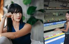 8 Foto Anya Geraldine Saat Menonton F1 di Singapura, Perbedaan Warna Kulit Wajah dan Tubuh Menarik Perhatian