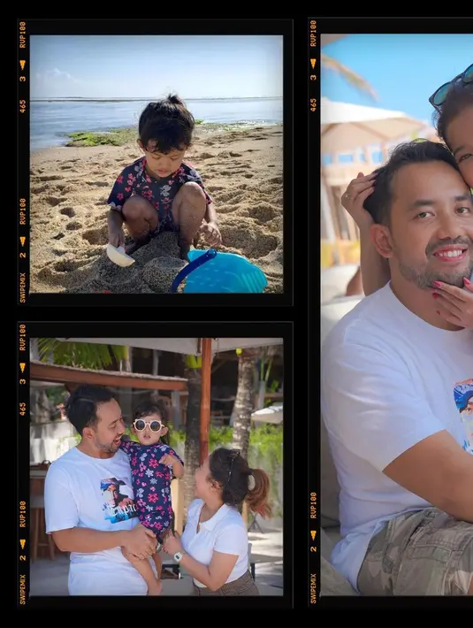 Kiky Saputri dan M. Khairi bersama putrinya. [Foto: Instagram/kikysaputrii]