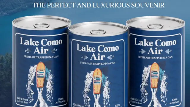 Wisatawan Kini Bisa Borong Udara Segar Danau Como Italia Kalengan Sebagai Oleh-oleh