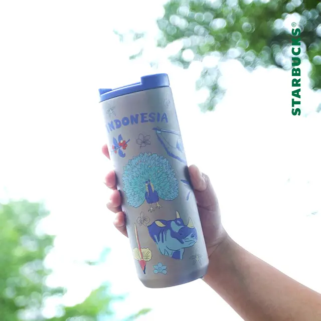 Potret Kekayaan Budaya dan Alam Indonesia dalam Tumbler Edisi HUT RI ke-77