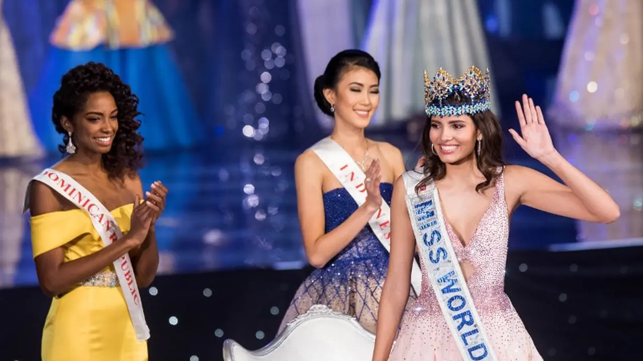 Stephanie Del Valle, peraih gelar Miss World 2016 asal Puerto Rico. (AFP/Bintang.com)