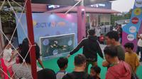 Keseruan acara Vidio Premier League Festival di Cilandak Town Square, Jakarta, Sabtu (5/8/2023). (Bola.com/Hery Kurniawan)
