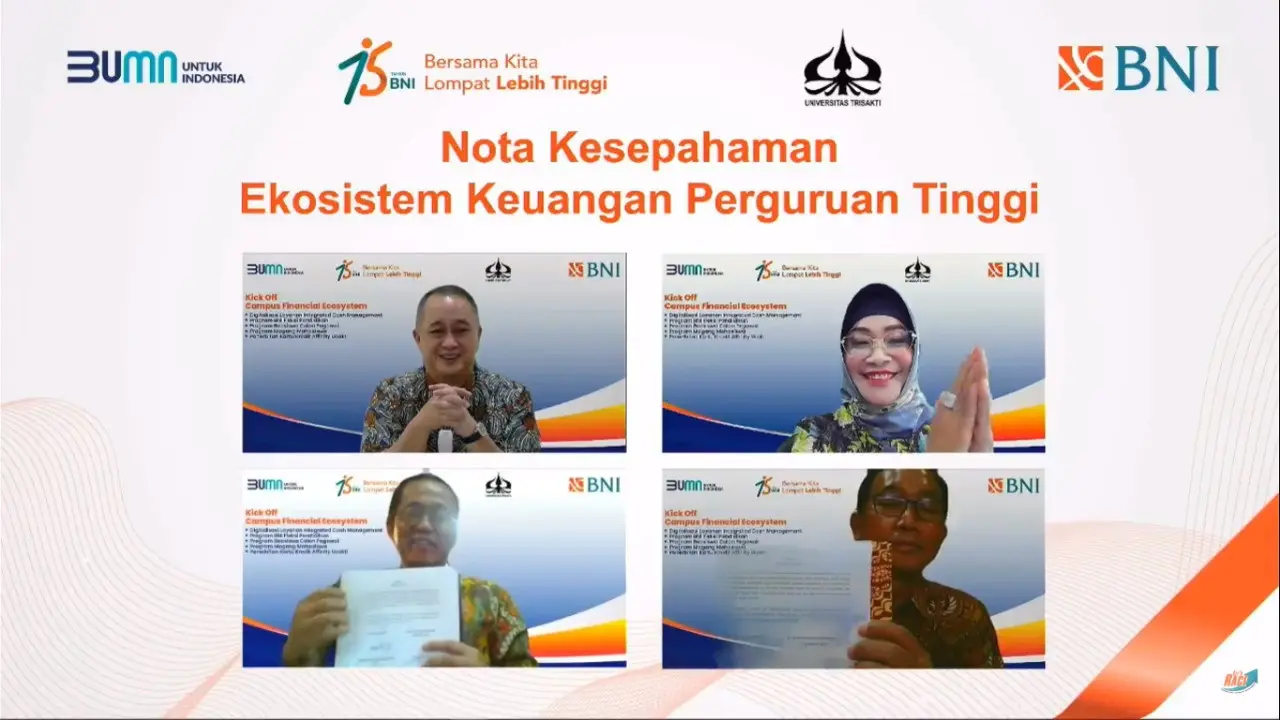 BNI Terapkan Ekosistem Keuangan Perguruan Tinggi di Universitas Trisakti