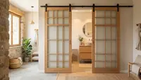6 Inspirasi Pintu Sliding Kamar Mandi, Pilihan Model Modern hingga Japandi