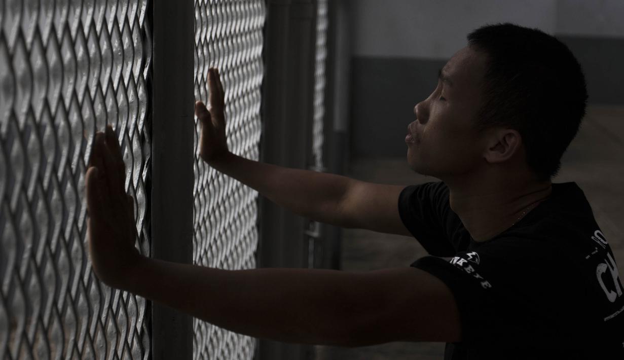 Laga Daud Yordan melawan Yoshitaka Kato, akan berlangsung di Balai Sarbini, Jakarta, Jumat (5/2/2016). (Bola.com/Vitalis Yogi Trisna)