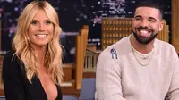 Heidi Klum mengaku bahwa ia menolak ajakan kencan dari Drake saat tengah diwawancari oleh Ellen di The Ellen DeGeneres Show.(Harper's Bazaar)