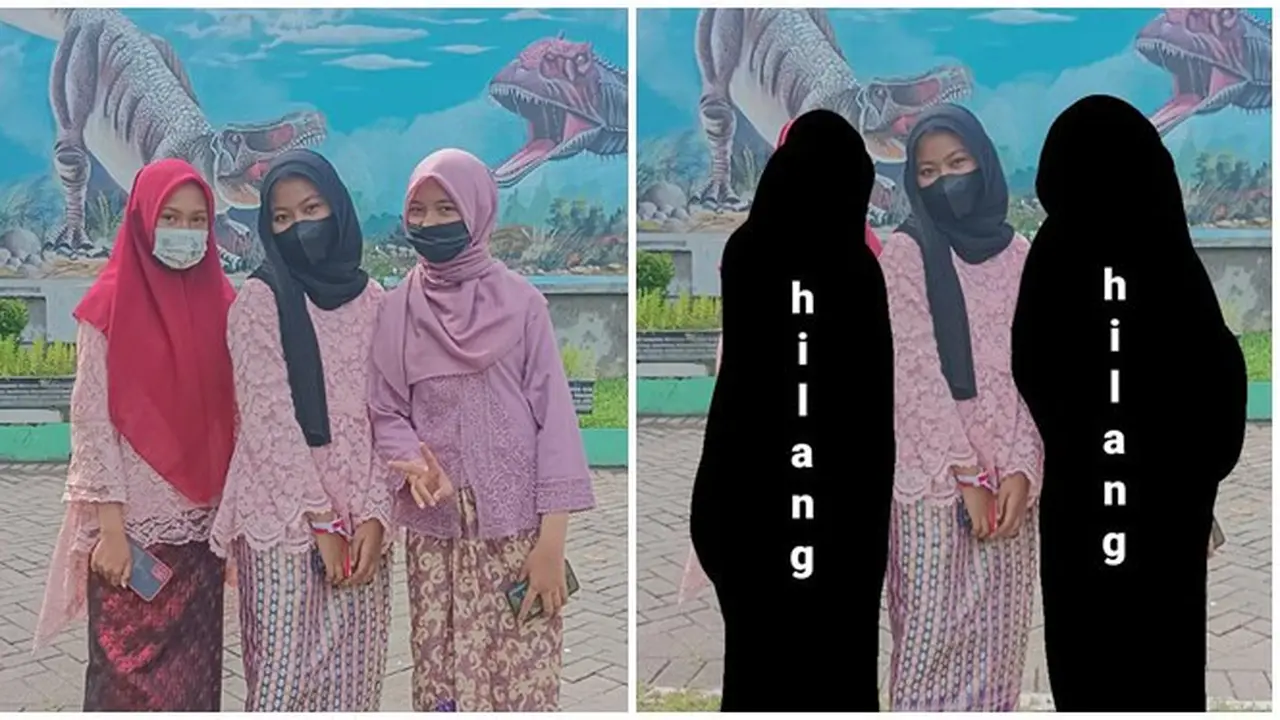 Wanita Ini Minta Foto Teman di Sebelahnya Dihilangkan, 7 Hasilnya Bikin Tepuk Jidat