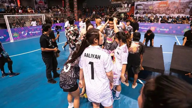 Aaliyah Massaid main futsal (Instagram/aaliyah.massaid)