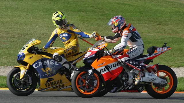 Valentino Rossi dan Nicky Hayden