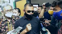 Mantan Panglima TNI Gatot Nurmantyo menghadiri persidangan Syahganda Nainggolan di di PN Depok. (Liputan6.com/Dicky Agung Prihanto)
