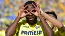 4. Cedric Bakambu (Villarrea) - 9 Gol (1 Penalti). (AFP/Jose Jordan)