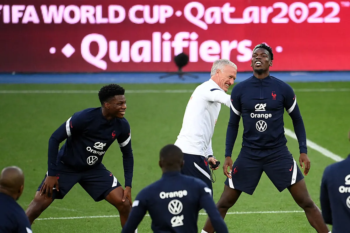 Latihan Prancis Jelang Hadapi Ukraina