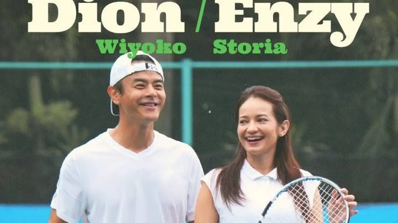 Siap Tanding, Ini 7 Potret Enzy Storia dan Dion Wiyoko Latian Tenis Bareng