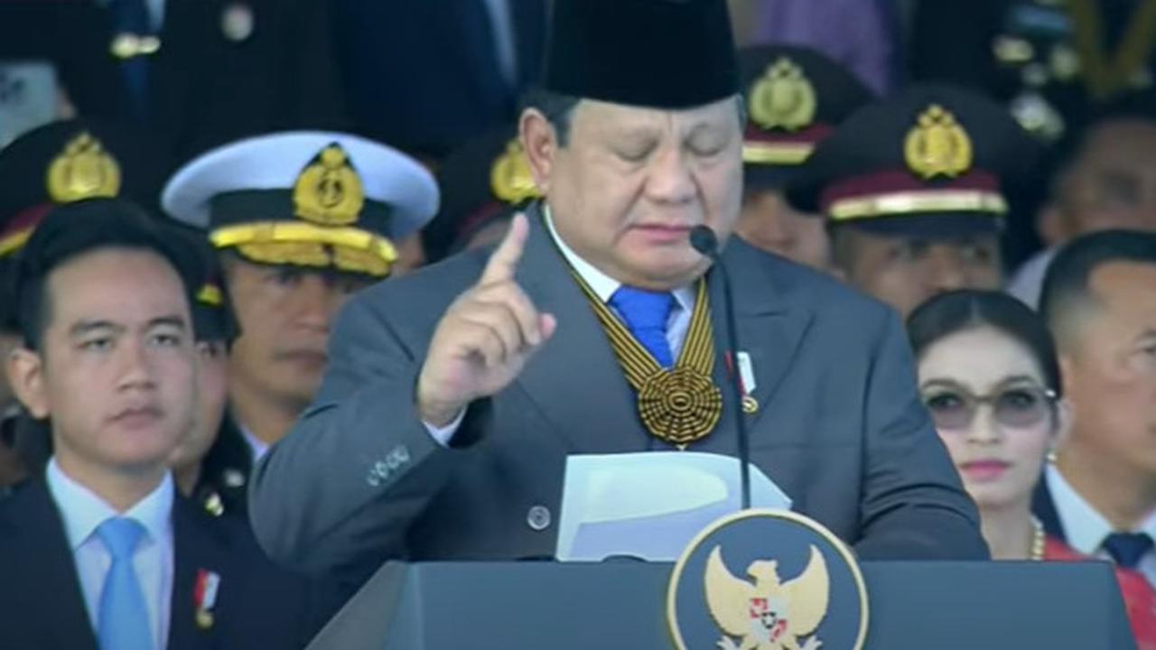 Presiden Prabowo di HUT Polri: Jangan Mau Dirusak Siapapun!