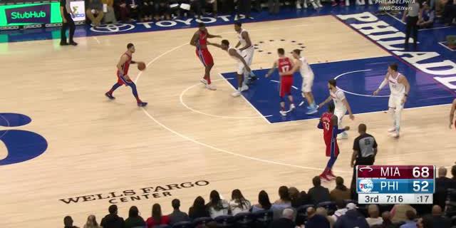 VIDEO : Cuplikan Pertandingan NBA, Sixers 104 vs Heat 102