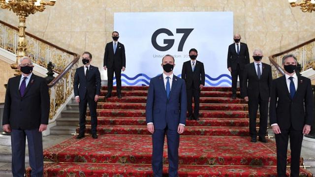 Para Menlu negara kelompok G7 di London, Inggris (AP)