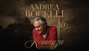 Konser di Borobudur, Andrea Bocelli Bawa Pesan Perdamaian dan Misi Donasi 100 Ribu Sepatu untuk Anak Palestina