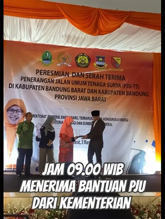 Jam 9.00 WIB menuju Cisarua  untuk menerima bantuan PJU dari Kementrian. [Instagram/hengkykurniawan]