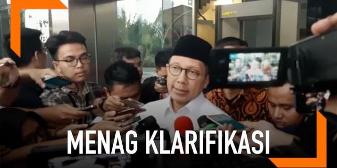 VIDEO: Menag Lukman Hakim Klarifikasi Penerimaan Uang Rp10 Juta