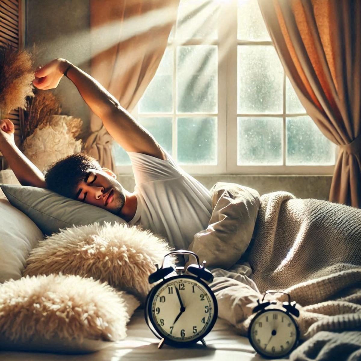 Ilustrasi Bangun Tidur