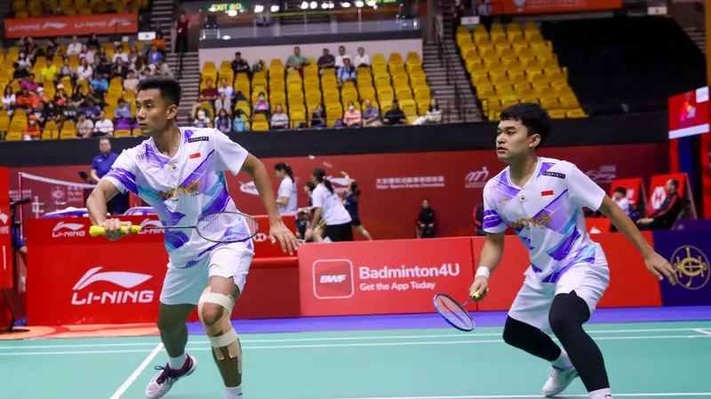 Leo Rolly Carnando/Bagas Maulana - Hong Kong Open 2024 - Bulu Tangkis