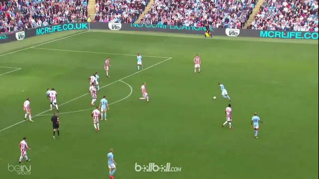 VIDEO: Highlights Premier League, Manchester City Vs Stoke City 7-2