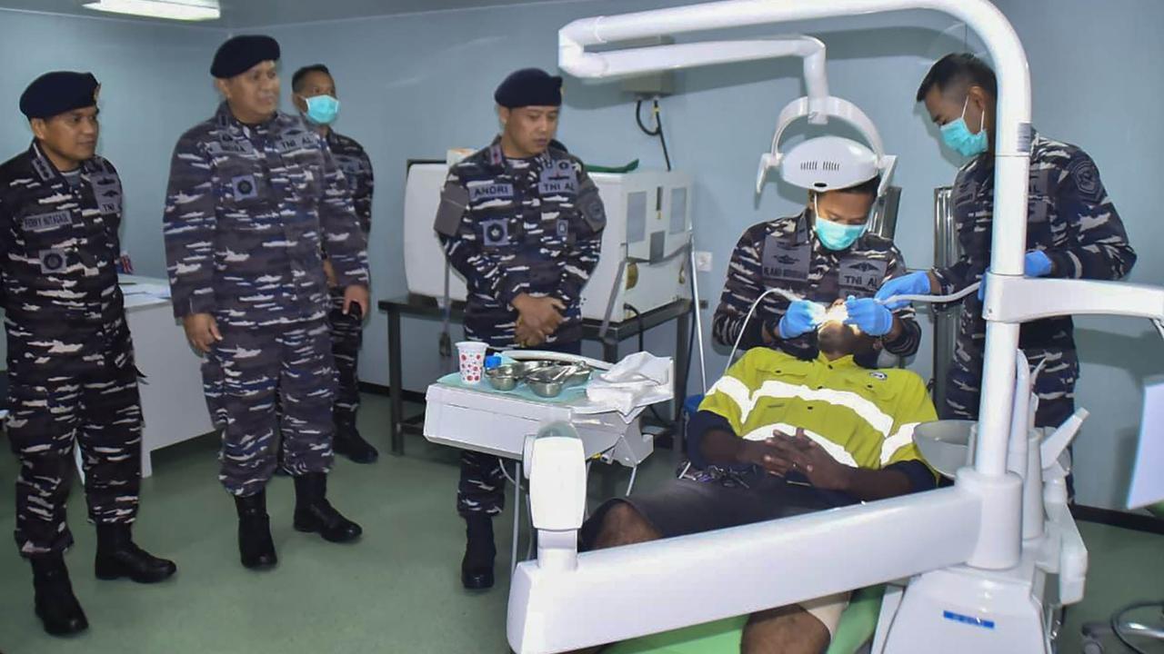 FOTO: TNI AL Gelar Bakti Sosial dan Kesehatan di Papua Nugini, Pererat Persahabatan Dua Negara