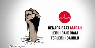 Ingin Marah? Anda Sebaiknya Diam Terlebih Dulu, Ini Alasannya