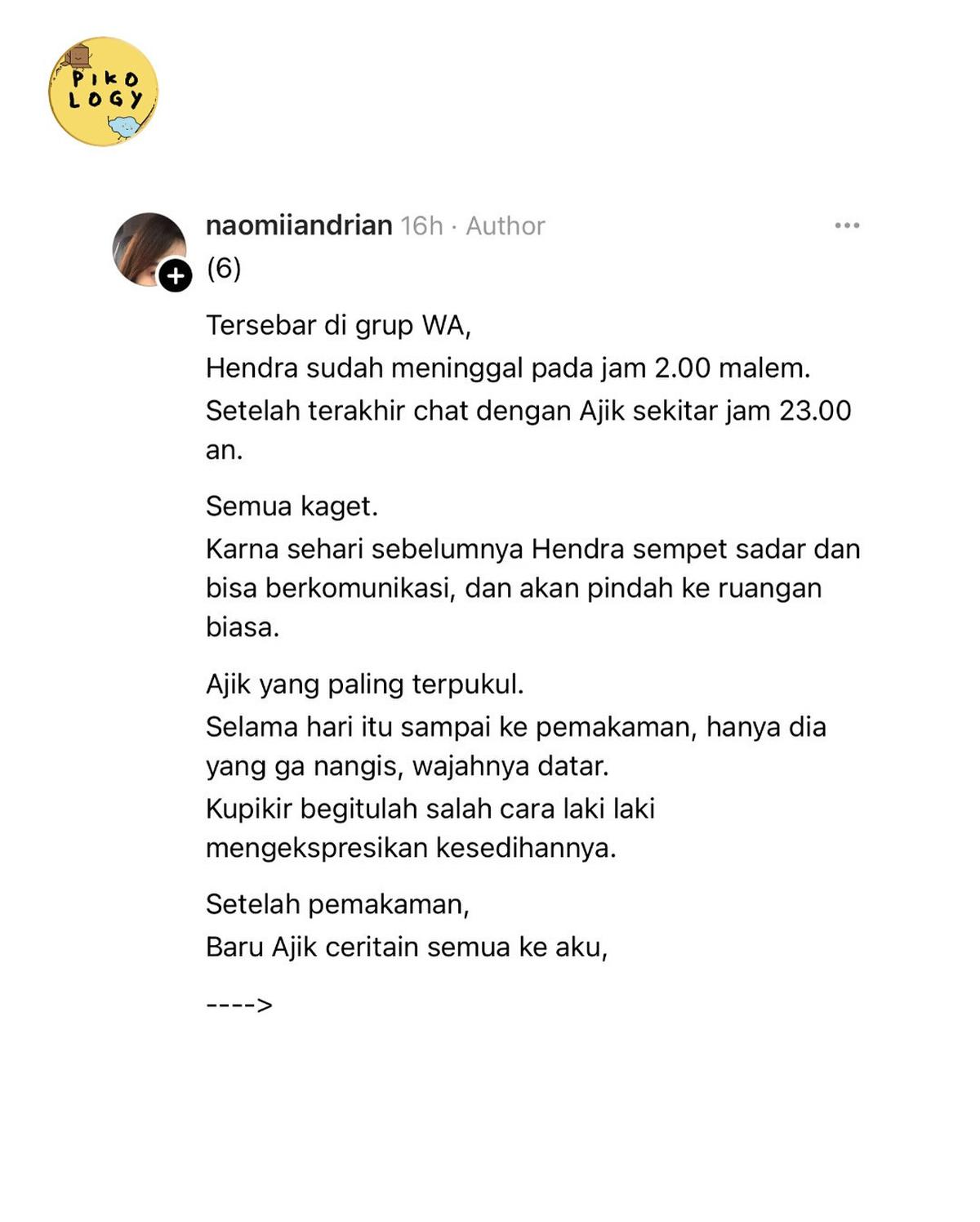 Cerita Haru Pria Bangun dari Koma Dikira Sehat Ternyata Pamitan Terakhir, Kisahnya Bikin Mewek