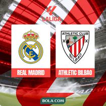 Liga Spanyol - Real Madrid Vs Athletic Bilbao (Bola.com/Adreanus Titus)