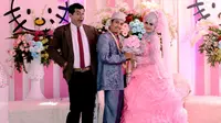Lucunya Vico Mr Bean di 'Pernikahan Hello Kitty'