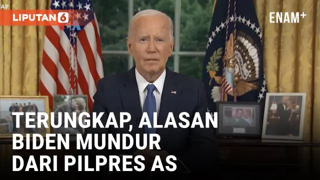 Presiden AS Joe Biden akhirnya menjelaskan kepada rakyat AS alasannya mengurungkan niatannya mencalonkan diri kembali dalam pilpres tahun ini. Ia juga menjelaskan berbagai isu dan tantangan bagi AS, saat warganya bersiap memilih pada November. Seleng...