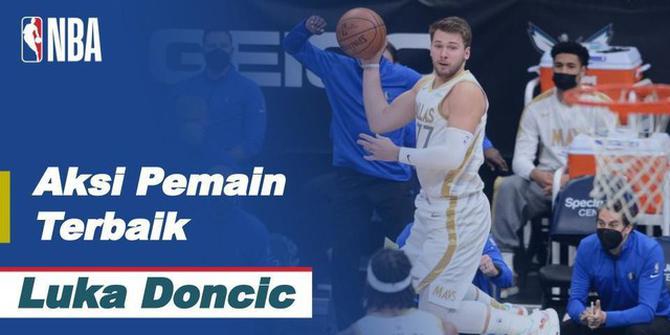 VIDEO Pemain Terbaik NBA Hari Ini: Bintang Dallas Mavericks , Luka Doncic Tampil Impresif Saat Kalahkan Charlotte Hornets