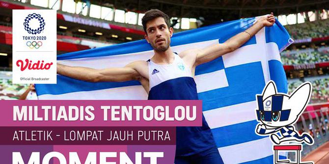 VIDEO: Momen Bersejarah dan Dramatis Olimpiade Tokyo 2020 Ketika Atlet Yunani Raih Medali Emas di Lompat Jauh Putra
