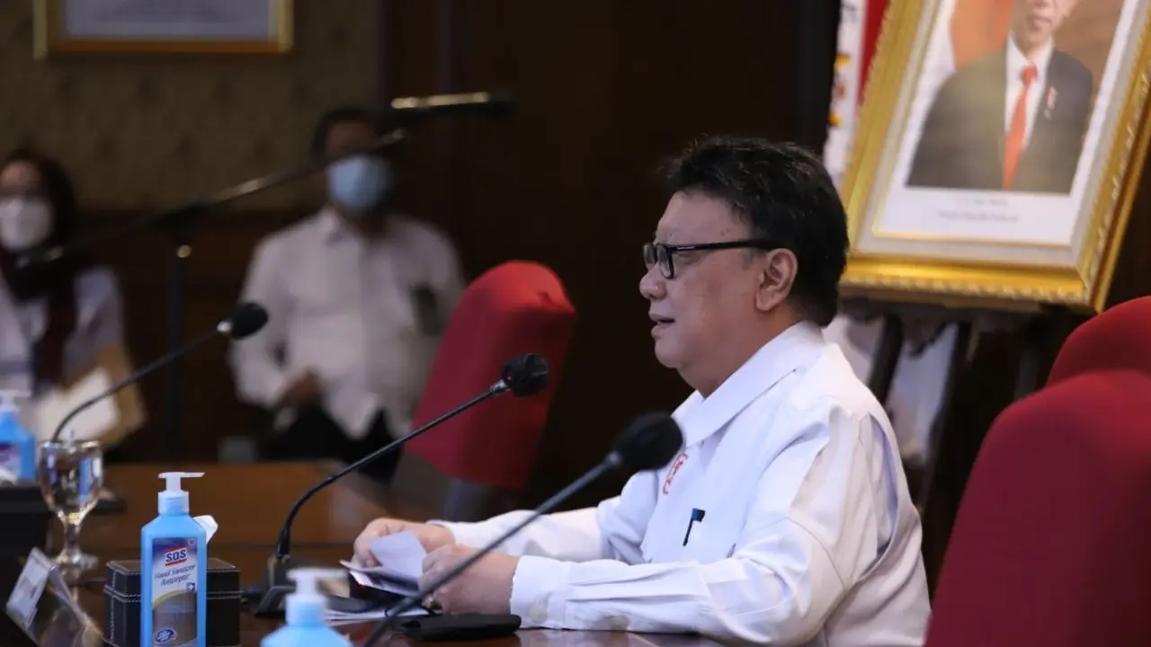 Menteri PANRB Tjahjo Kumolo mengimbau agar aparatur sipil negara (ASN) dapat segera kembali menjalankan tugas dengan maksimal usai libur Idul Fitri. (Dok Kementerian PANRB)