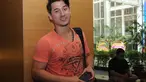 Nino Fernandez tampil santai saat ditemui di Epicentrum XXI, Kuningan, Jakarta Selatan, pada Senin (3/3/2014) (Liputan6.com/Rini Suhartini).