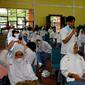 Gerakan Literasi Sejuta Pemirsa (GLSP) Komisi Penyiaran Indonesia (KPI) yang dilaksanakan di SMA 1 Purwodadi, Jawa Tengah. (Foto: KPI/Liputan6.com)