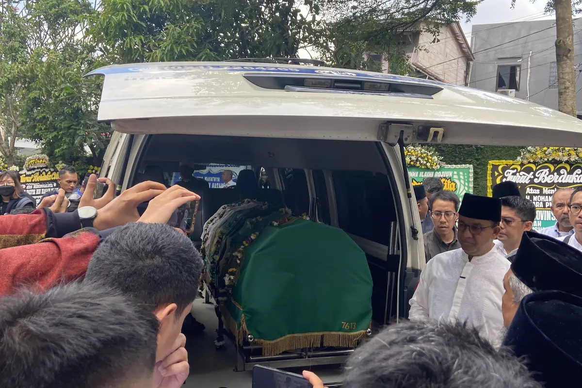 Mantan gubernur DKI Anies Baswedan mengenang momen terakhirnya bersama Mantan Wakil Ketua DPRD DKI Jakarta dari Fraksi Gerindra, M Taufik (Liputan6.com/Muhammad Radityo Priyasmoro)