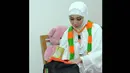 Dara kelahiran Bandung, 1 April 1984 ini berharap dirinya dapat menghijabkan hati, Jakarta, Kamis (5/6/2014) (Liputan6.com/Panji Diksana)