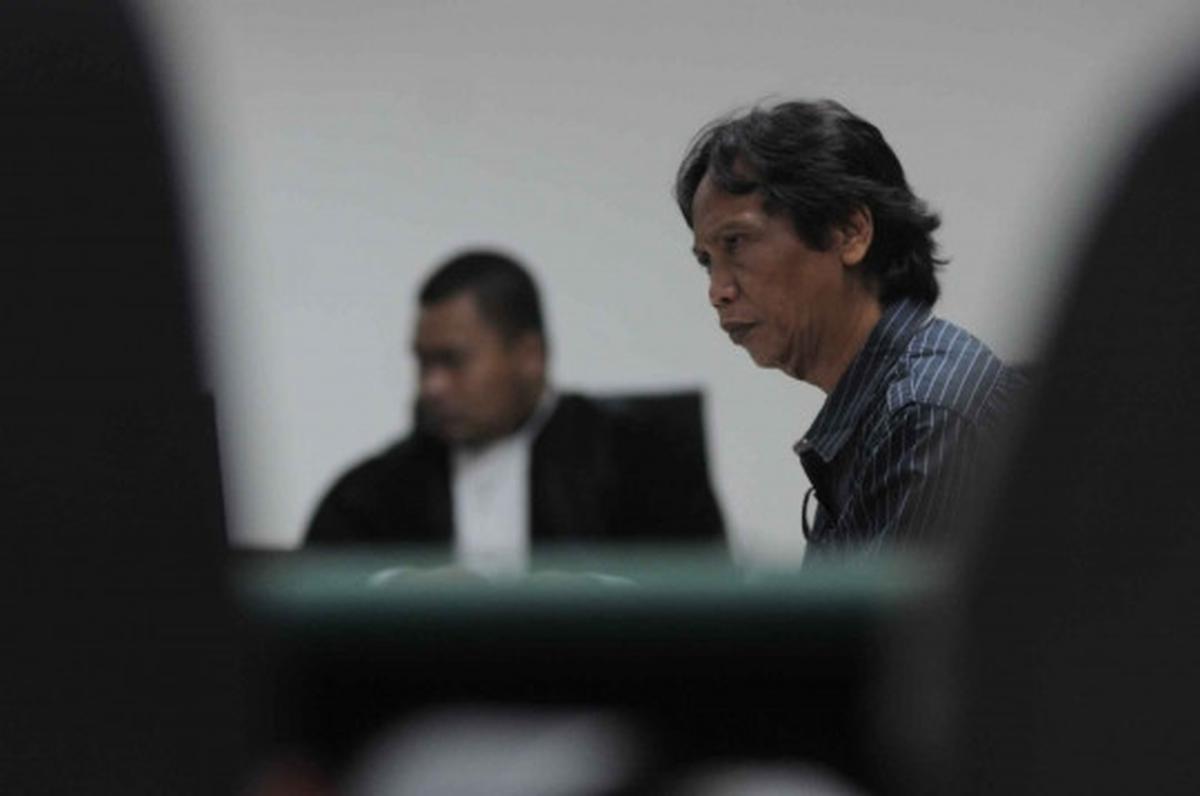 Mandra jalani sidang perdana kasus korupsi TVRI