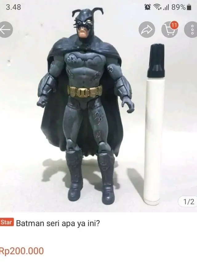 8 Potret Action Figure Batman Ini Nyeleneh, Bikin Geleng Kepala
