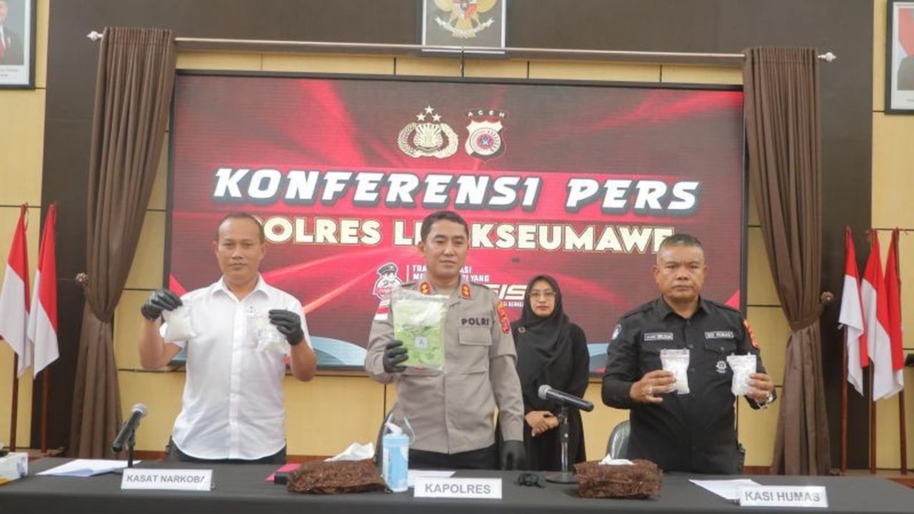 Polres Lhokseumawe Gagalkan Transaksi 1,5 Kg Sabu, Satu Pelaku Ditangkap