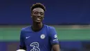 4. Tammy Abraham (Chelsea) - Performa Tammy Abraham di beberapa laganya musim ini masih belum konsisten bila dibandingkan dengan musim lalu. Penyerang berusia 23 tahun ini baru mencetak 3 gol dari 9 laganya bersama Chelsea di kompetisi Liga Inggris musim ini. (AFP/Kirsty Wigglesworth/pool)