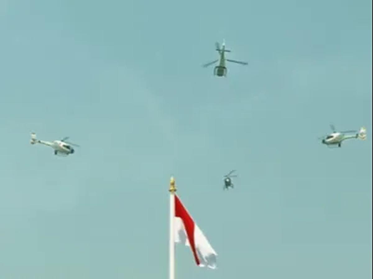Tarian Gemu Fa Mi Re Ala Helikopter TNI AU