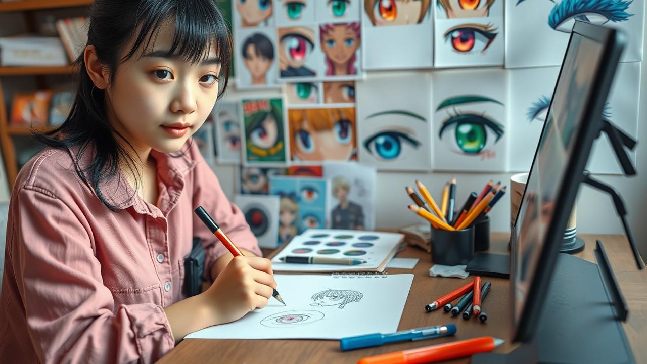 Cara Gambar Mata Anime: Panduan Lengkap untuk Pemula