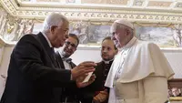 Bicarakan Nasib Palestina, Mahmoud Abbas Bertemu Paus Fransiskus (AP)